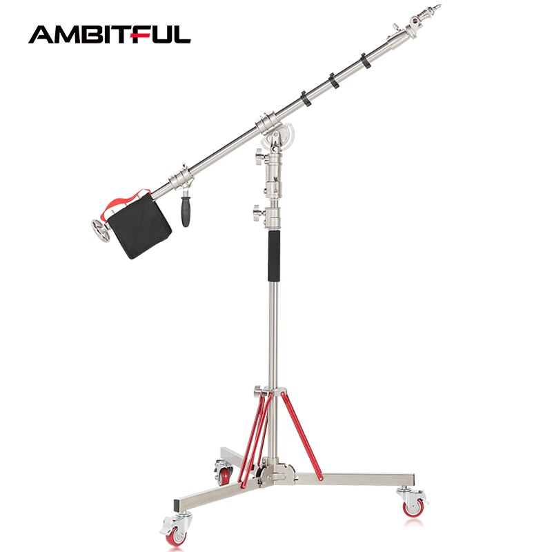 Hiffin Studio Light Boom Stand Boom Arm Best Light Stand For