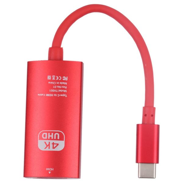 USB-C Male to HDMI Female 4K UHD Adapter