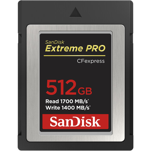 SanDisk 512GB CFexpress B Extreme PRO