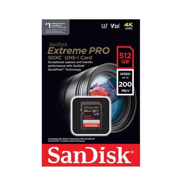SanDisk 512GB ExtremePRO 200mbs