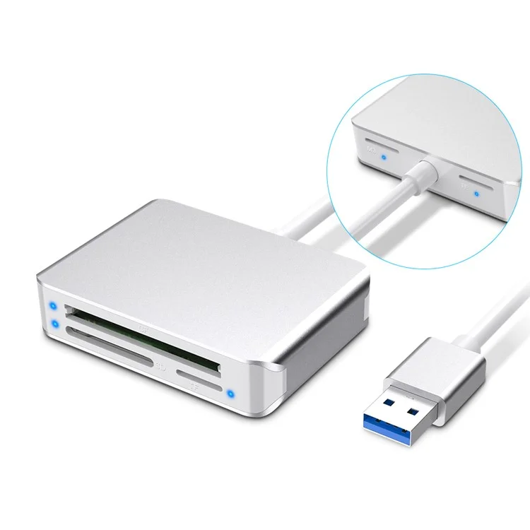 ROCKETEK USB 3 Memory Card Reader CR306-A