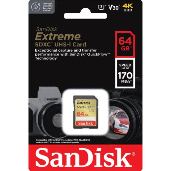 Sandisk Extreme 64GB 170mb/s