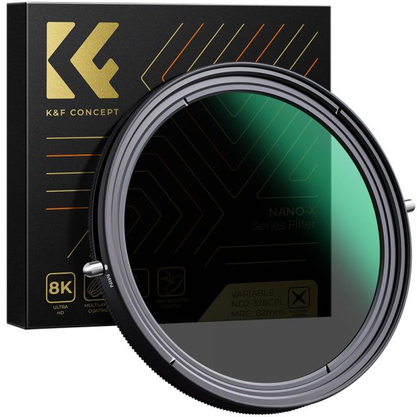 K&F Variable Fader 2in1 ND2-ND32 ND + CPL Filter 2 in 1 